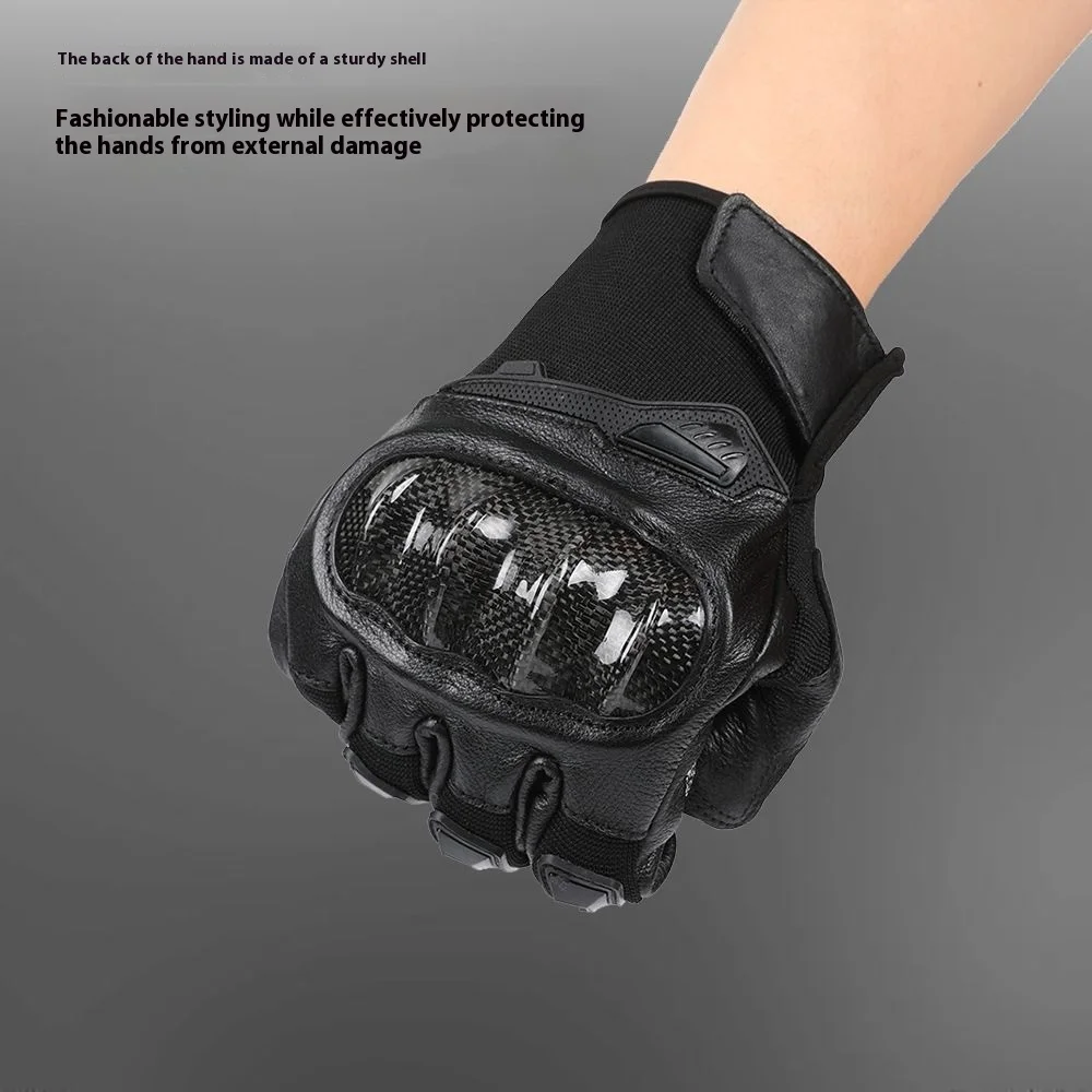 قفازات مضادة للطعن في الهواء الطلق، مضادة للقطع كاملة الأصابع لركوب الخيل للرجال، قفازات مضادة للانزلاق لتسلق الجبال القتالية