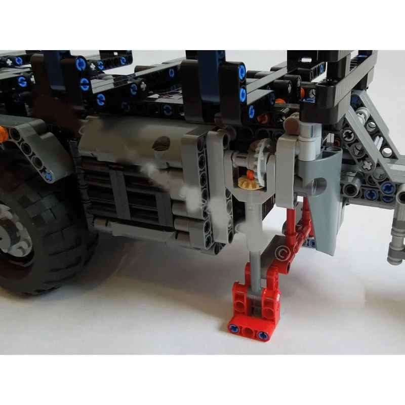 MOC-32338 シティモダン貨物輸送木製トレーラービルディングブロックモデル 1320 パーツ男の子と子供の誕生日おもちゃギフト