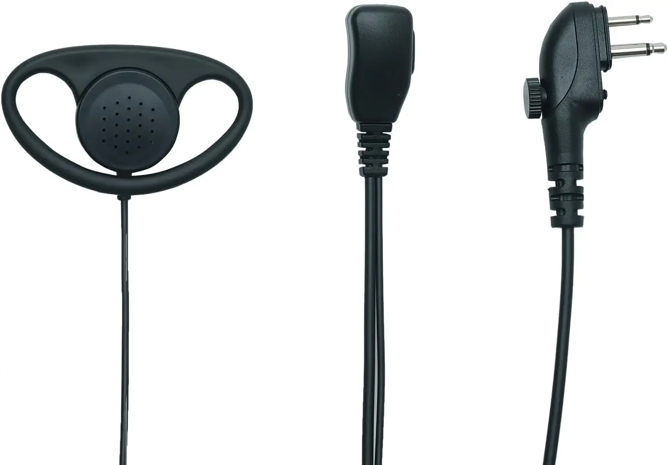 D Shape Surveillance Walkie Talkie Earpiece Headset with PTT Mic for Hytera BD502 BD502i BD552i PD502 PD502i PD562 PD402i PD482i