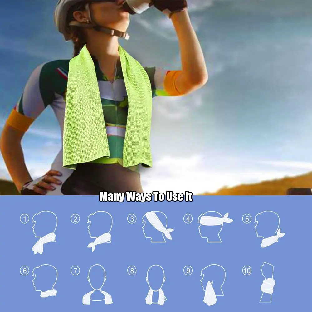 Camping Gym Yoga Outdoor Sports Instant Cooling Cooling Towel Travel Quick-Dry Beach Towel