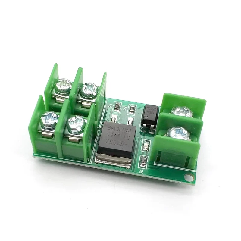 Electronic switch control board, pulse triggered switch module, DC controlled MOSFET optocoupler