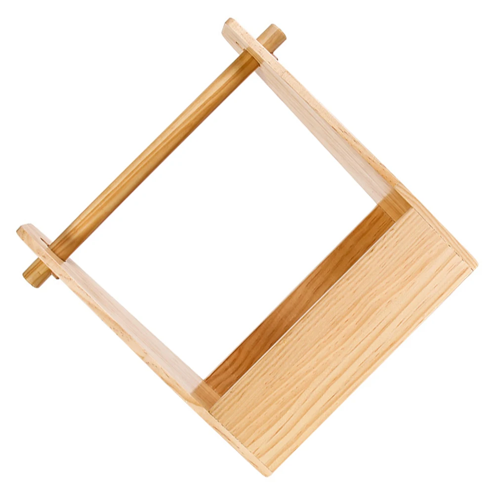 

1pc Wooden Storage Box Lightweight Portable Outdoor Container with Handle for Camping Hiking Home Use Stable Structure Outdoor