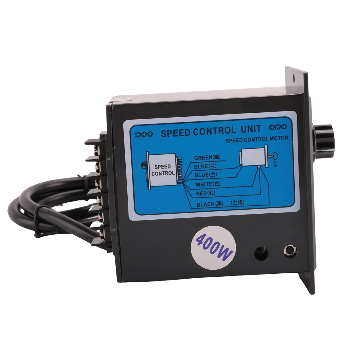 AC 220V 50Hz 15-400W Motor Speed Controller Digital Adjustable Stepless Motor Speed Controller 0-1450Rpm