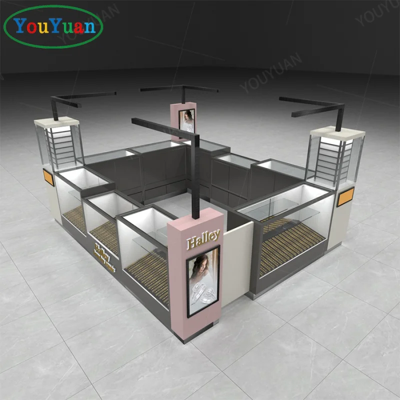 (customized)Jewelry display cabinet decor perfume store interior decoration designs display stand display cabinets kiosk