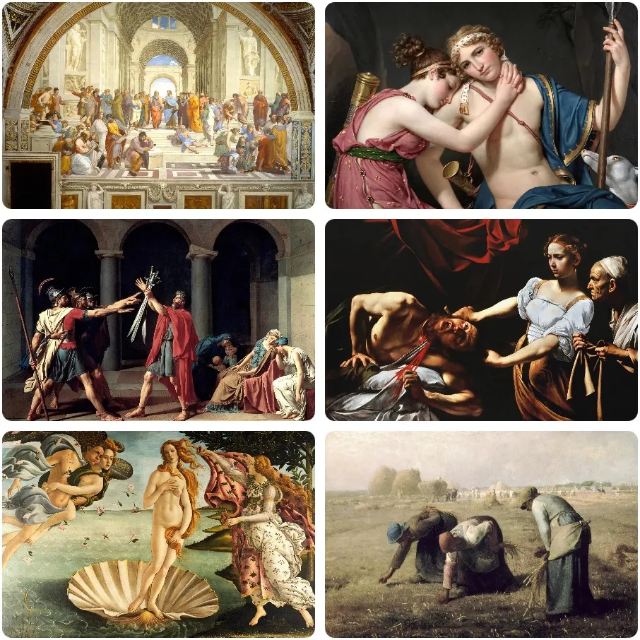 DIY Renaissance Classic Master Jigsaw Puzzle, World Famous Antique Art Collection Wall Decor Meaningful Retirement Gift