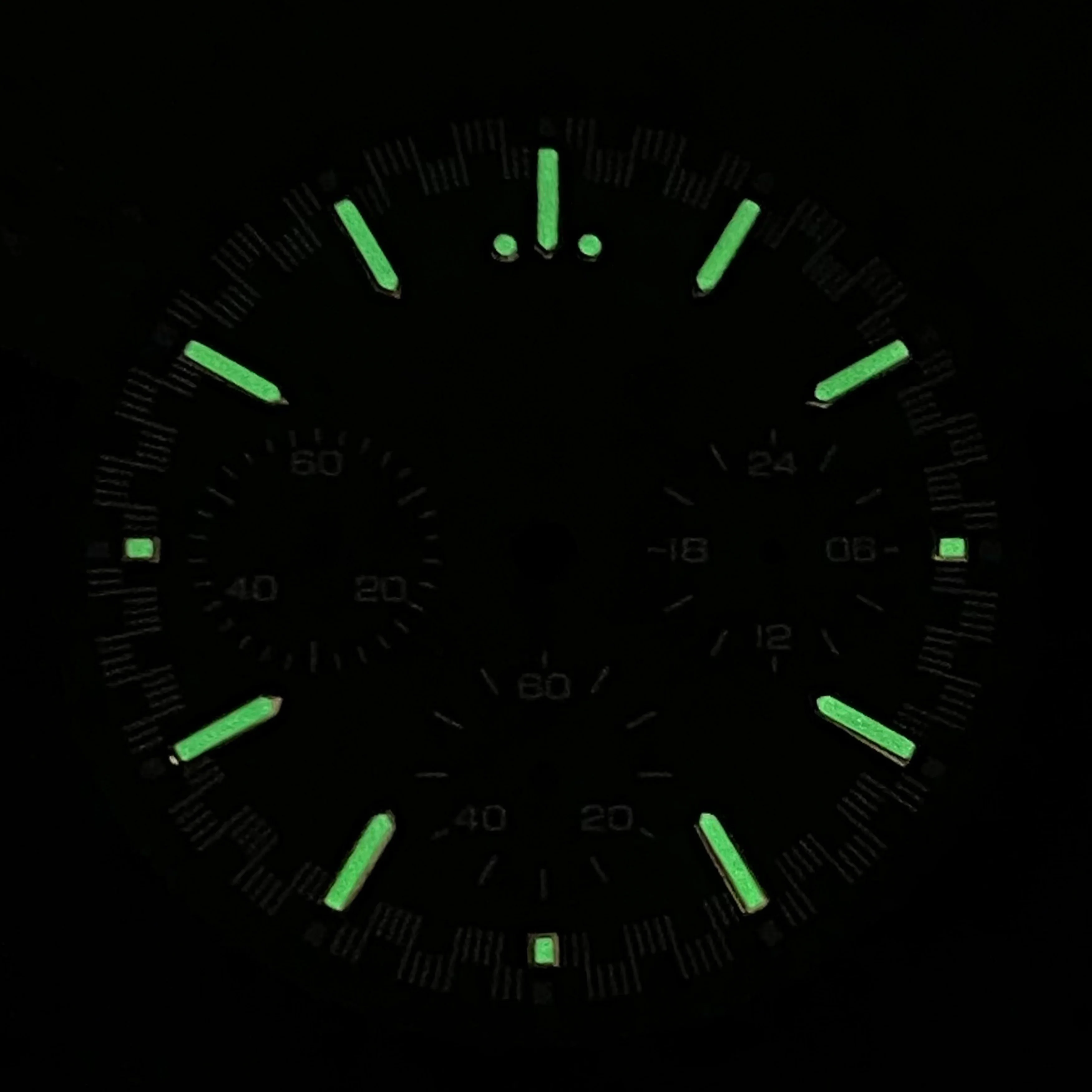 Стрелки зеленого светящегося циферблата 32,5 мм подходят для аксессуаров для часов с механизмом VK63 и инструментов для обслуживания аксессуаров для часов VK63