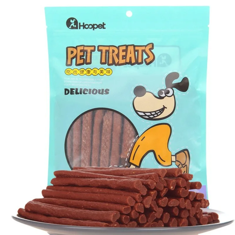 Pet Food Dog Cat Snacks Delicious Beef Strips Molar Training Reward Healthy Snacks Replenish Energy 430g  Pet Supplies