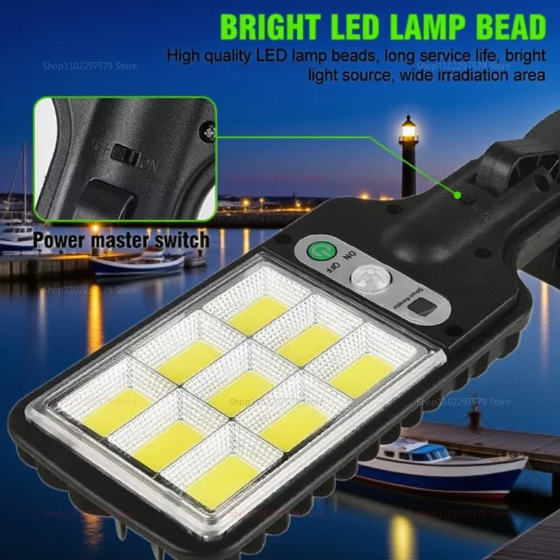 جديد في الهواء الطلق إضاءة مقاومة للماء LED أضواء استشعار الحركة مع جهاز التحكم عن بعد لحديقة شرفة فناء المرآب الأمن الإضاءة الخفيفة