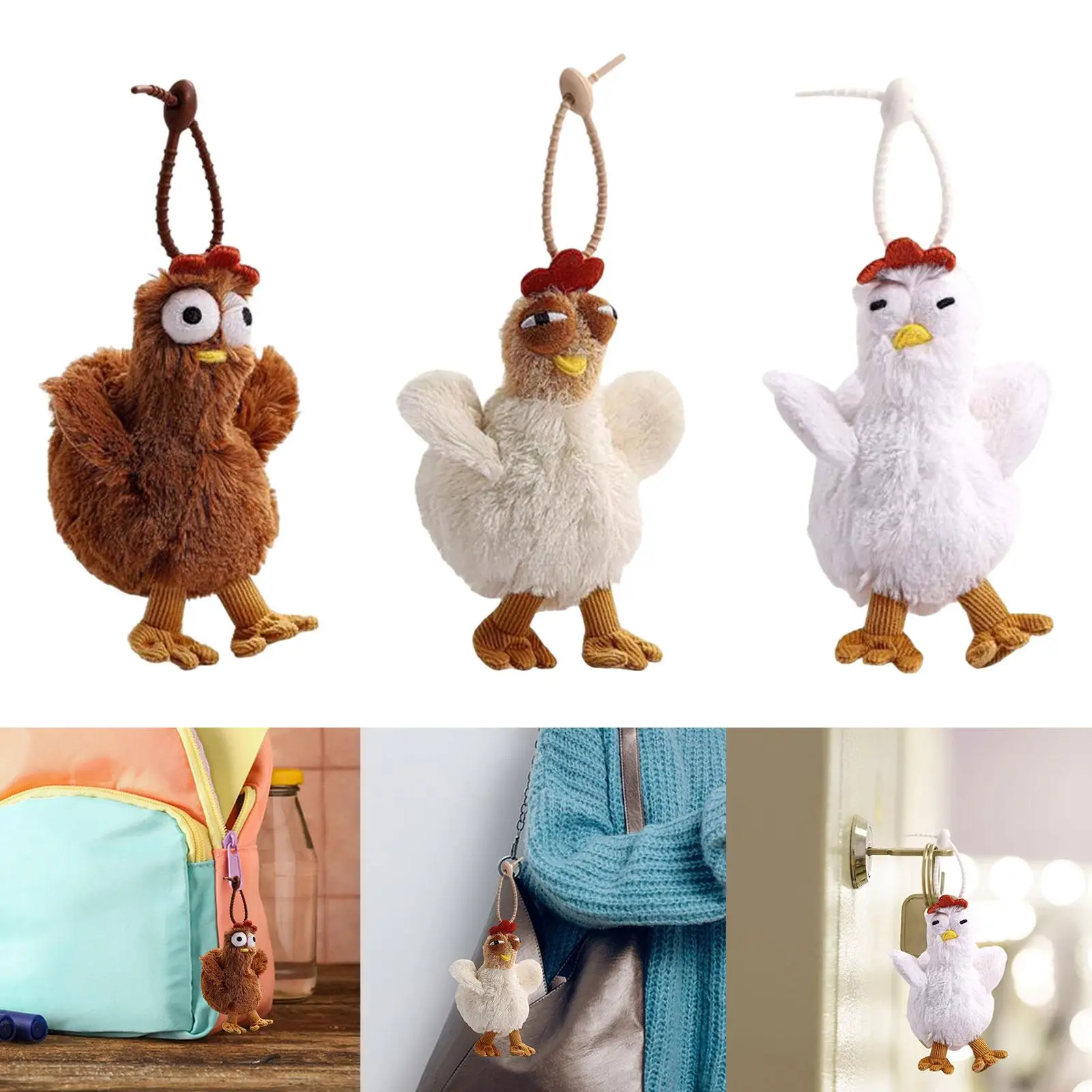 Animal Keychain Adorable Animal Ornament for Graduation Creative Gift Purse