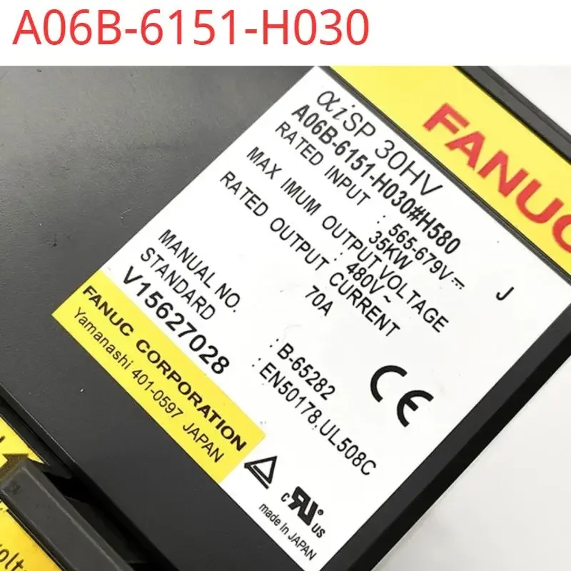 A06B-6151-H030 second-hand tested ok  Servo Drive in good Condition