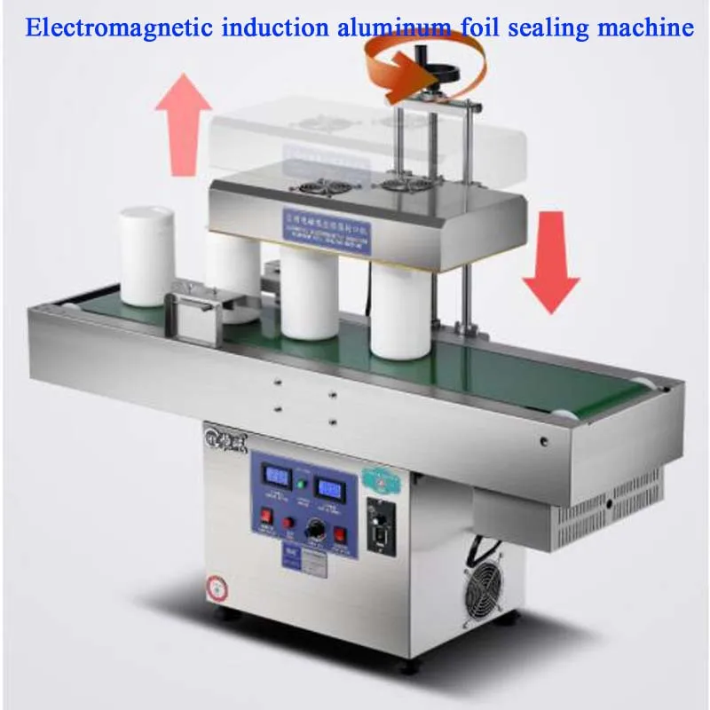 PBOBP Automatic Electro-magnetic Induction Aluminum Foil Seal Machine Large-caliber Electromagnetic Foil Sealing Machine 220V