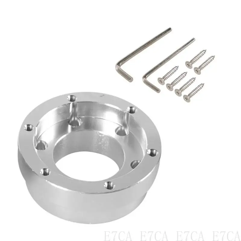 

E7CA 70mm Steering Wheel Adapter Plate Game Modification Part for G29 G920 G923 Steering Wheel Adapter Spacer with Screws