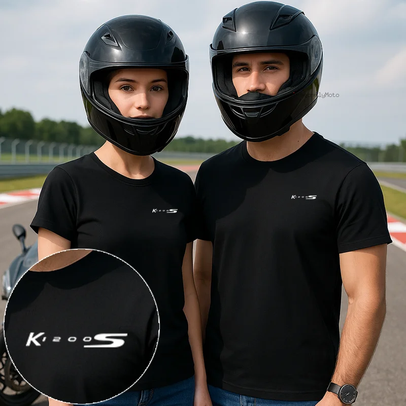 

K1200S Logo Motorcycles T Shirts Fashion Men Summer Short Sleeve Cotton Bultaco Man Tshirt For BMW K1200S K1200 K 1200S 2003-