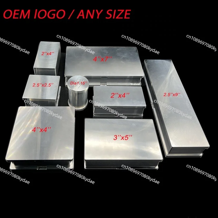 Customized Logo OEM Pre-Press Mold 6x8 4x7 3x5 2.5x5 2x4 4x4 Inch Aluminum Press Mold