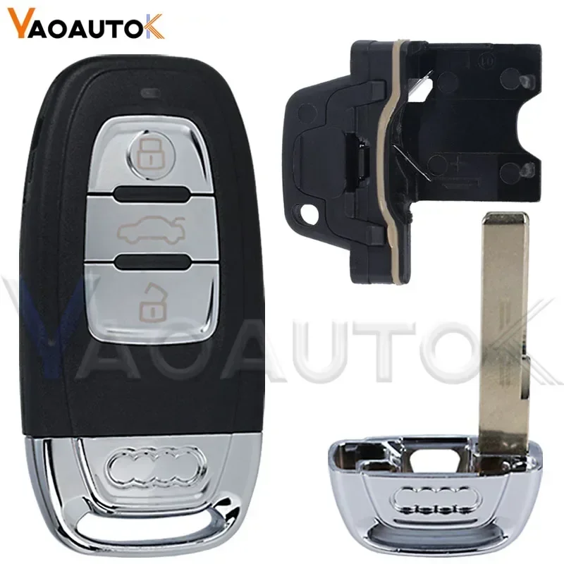 Smart Remote Car Key For Audi Q5 A4L A5 A6 A7 A8 RS4 RS5 S4 S5 315MHz 433MHz 868MHz  3/4Buttons 8T0959754C/D/F Key Shell Keyless