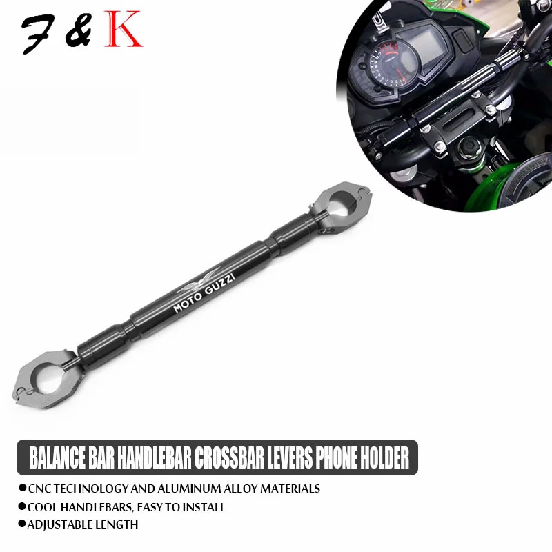 For MOTO GUZZI V85TT BREVA 750 V7 Motorcycle Accessories Balance Bar Handlebar Crossbar Levers Phone Holder Parts