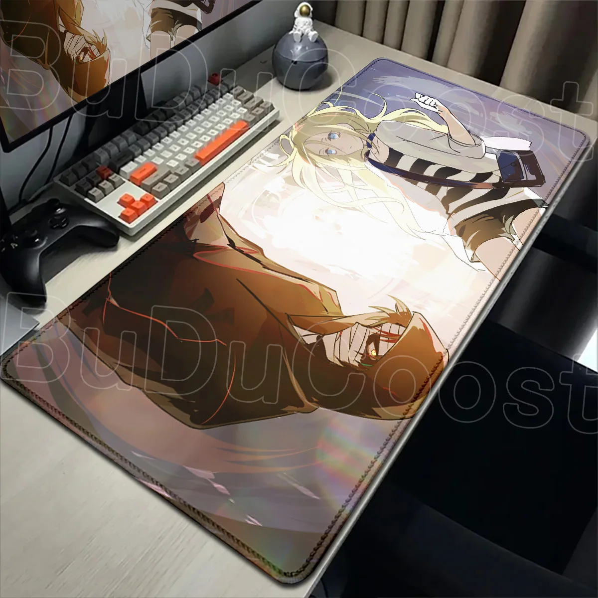 Angels of Death Hot Anime Mouse Pad HD Printing Ray Zack Office Notebook Gaming Carpet Large E-sport Gamer Decoration Mouse Mats