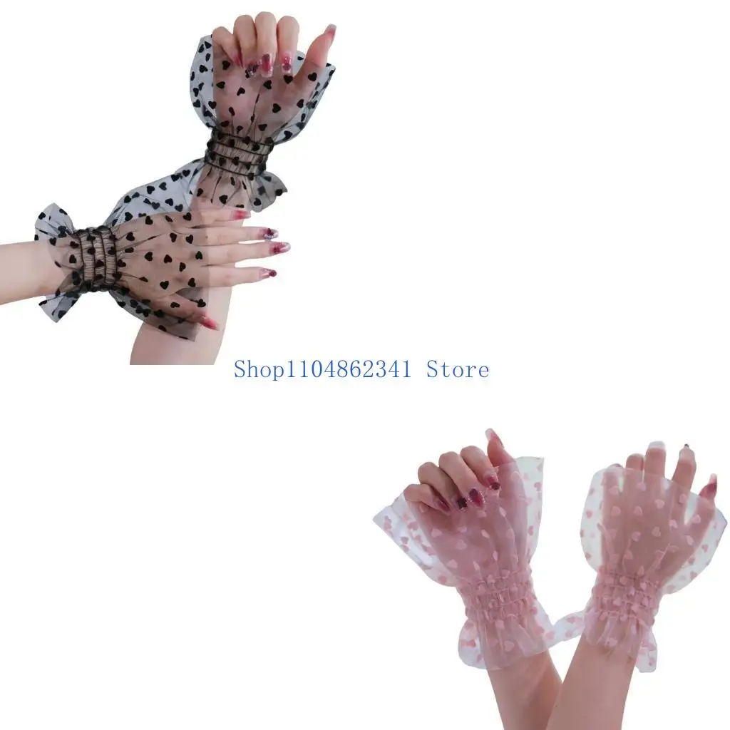 5asd Fashionable Sleeve Covers For Hand Modeling Breathable Nails Photo Props