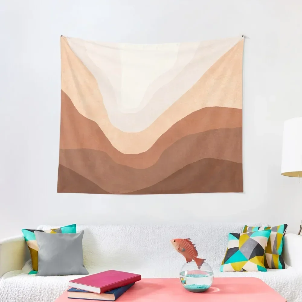 

Ombre neutral mountain landscape Tapestry Home Decor Accessories Wall Carpet Tapestry