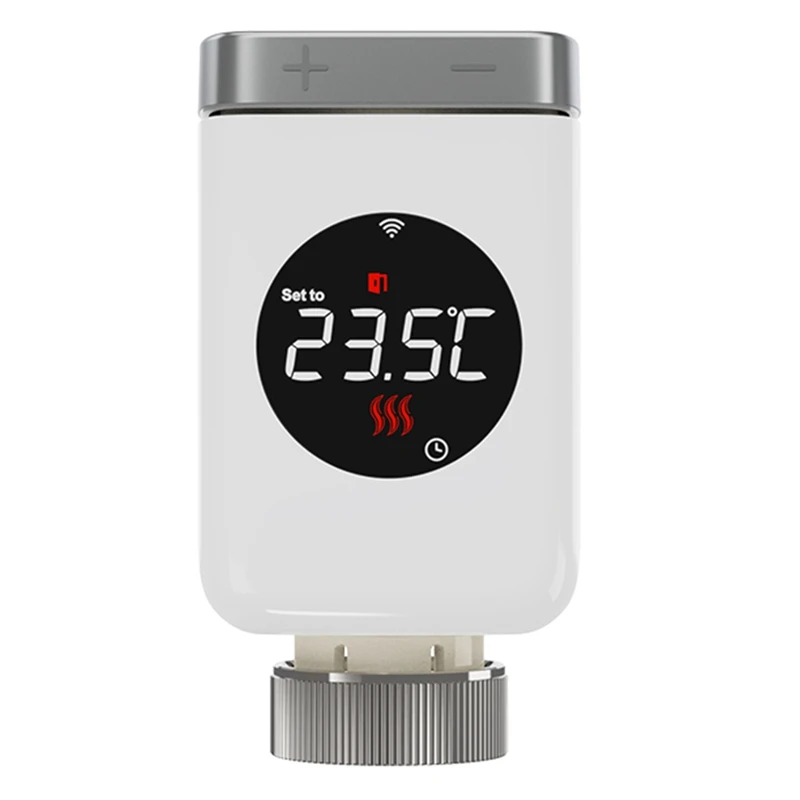 

Tuya Smart Wifi Radiator Valve Actuator Heating Temperature Controller For Alexa Google Home
