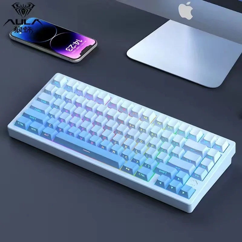 

PBT side engraved light-transmitting keycap 136 keys small full set of suitable tarantula F75/F99/HI75 personalized ke