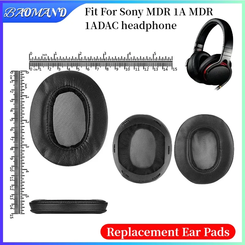 

BAOMAND Replacement Earpads For Sony MDR 1A MDR 1ADAC Headphones Earmuff Ear Pads Cushion Cover Sleeve
