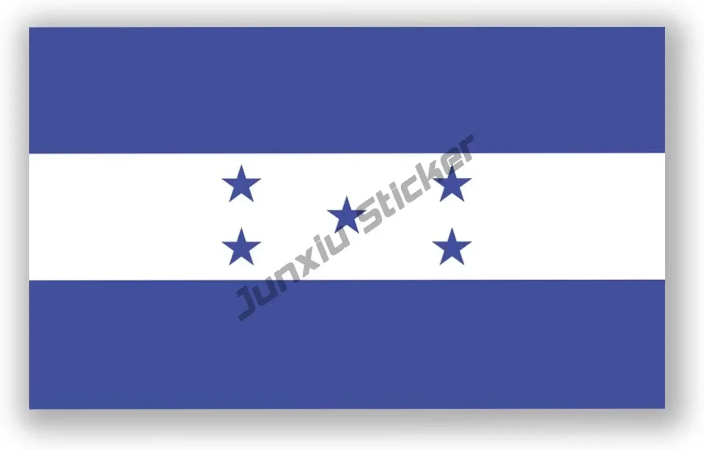 Honduras Flag Emblem Vinyl Stickers Honduras Skull with Flames Country Code Oval HN Sticker with Flag Durable and High-Quality