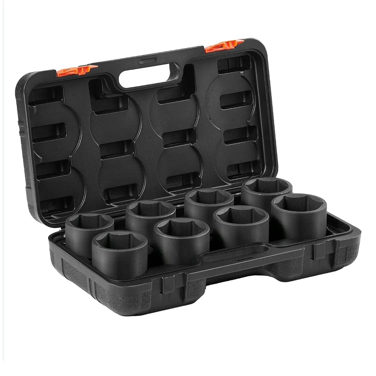 

VEVOR Axle Nut Impact Socket Set 3/4" Drive 6-Point 8PCS SAE Spindle Nut Socket