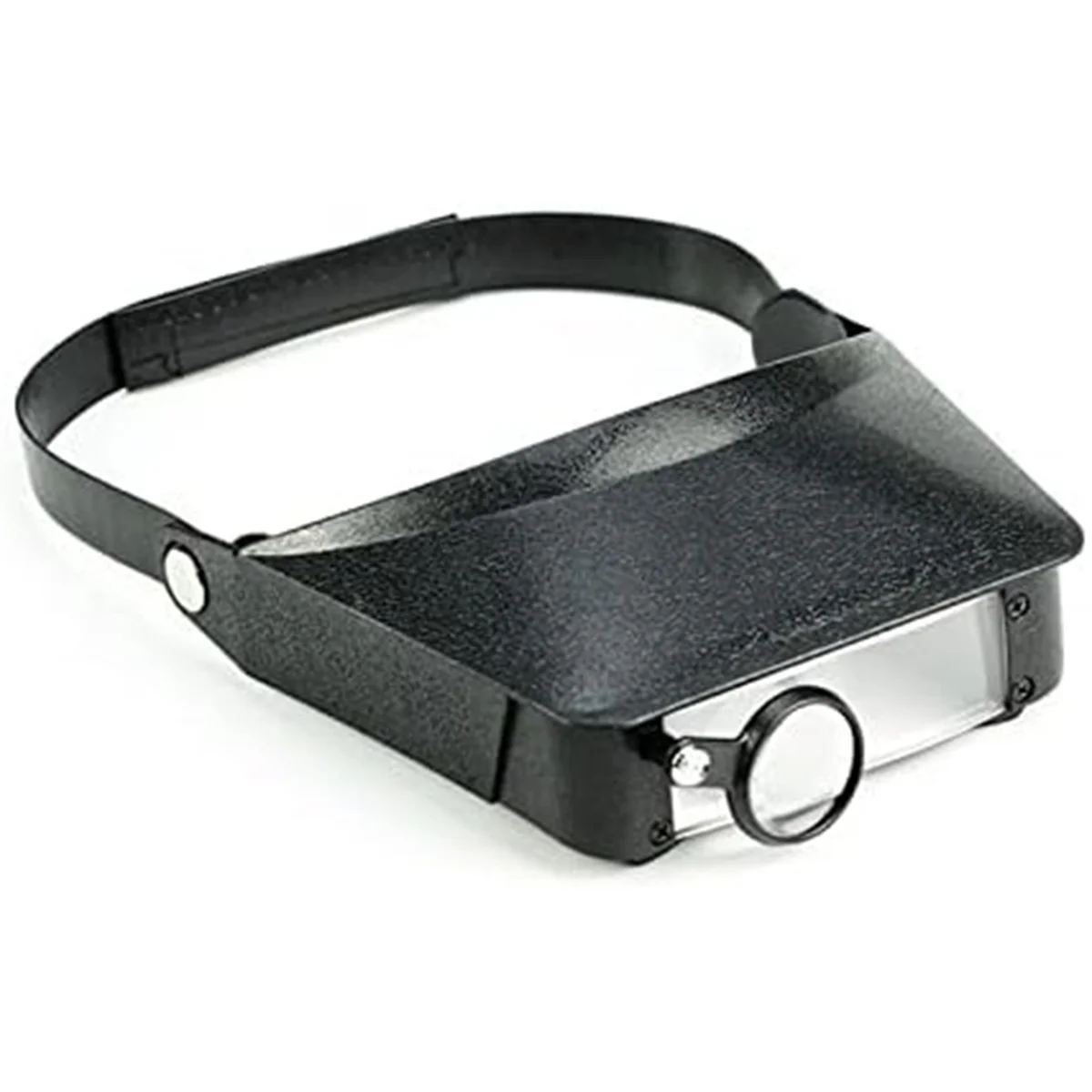 Slimline Headband kaca pembesar, dengan 3 lensa, bantuan perbaikan Head-mount membaca kaca pembesar 1.5x/3X/9.5X/11X