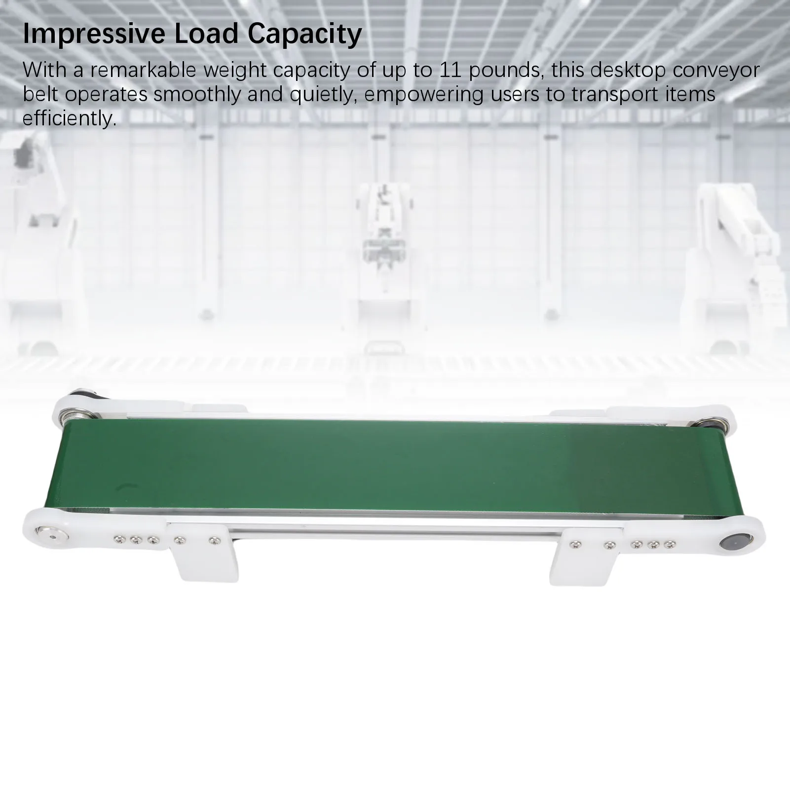 

Belt Conveyor 0-116RPM Adjustable Speed Mini Electric Desktop Conveyor Belt for Laboratory