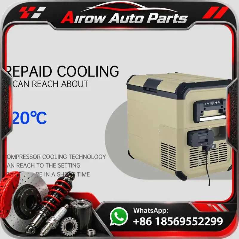 Portable Compressor Car Fridge 12V 24V Mini Refrigerator For Travel Camping Outdoor Cooling Box