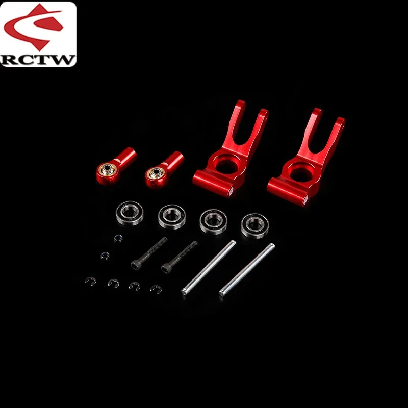 Rc carro gás cnc metal conjunto de assento de rolamento da roda traseira de uma peça para 1/5 hpi rovan km gtb racing baja 5b 5t 5sc peças