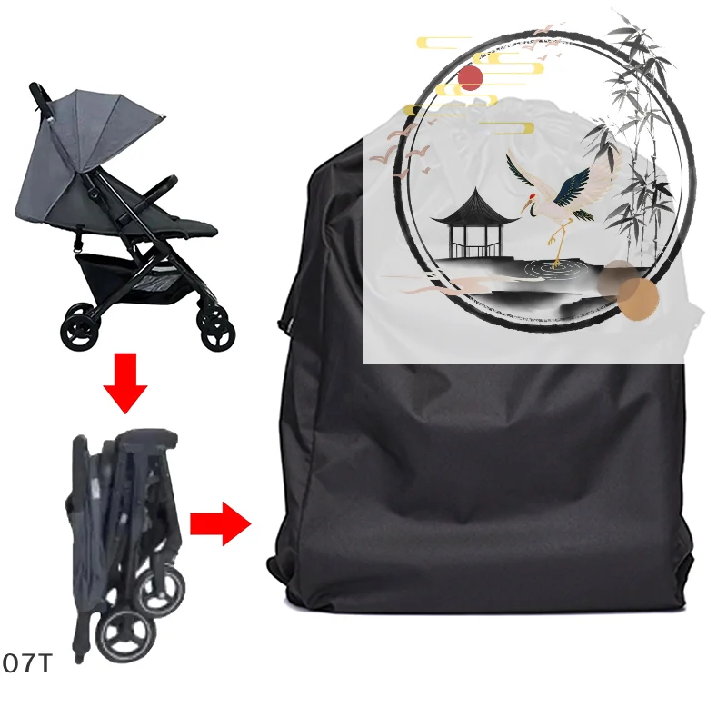 Waterproof Travel Baby Stroller Travel Carry Bag Backpack Stroller Large Capacity Storage Bag With Shoulder Strap Organizer
