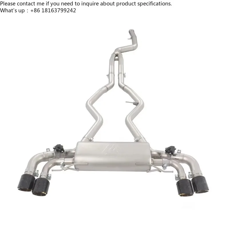 Stainless Steel Exhaust System for BMW M340i Sports Car Sound Remote Control Valve Front Rear Section Exhaust Pipe Modification