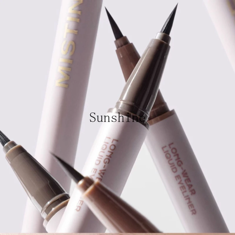 Eyeliner pen waterproof eyebrow pencil dual-purpose long-lasting quick-drying not easy to smudge