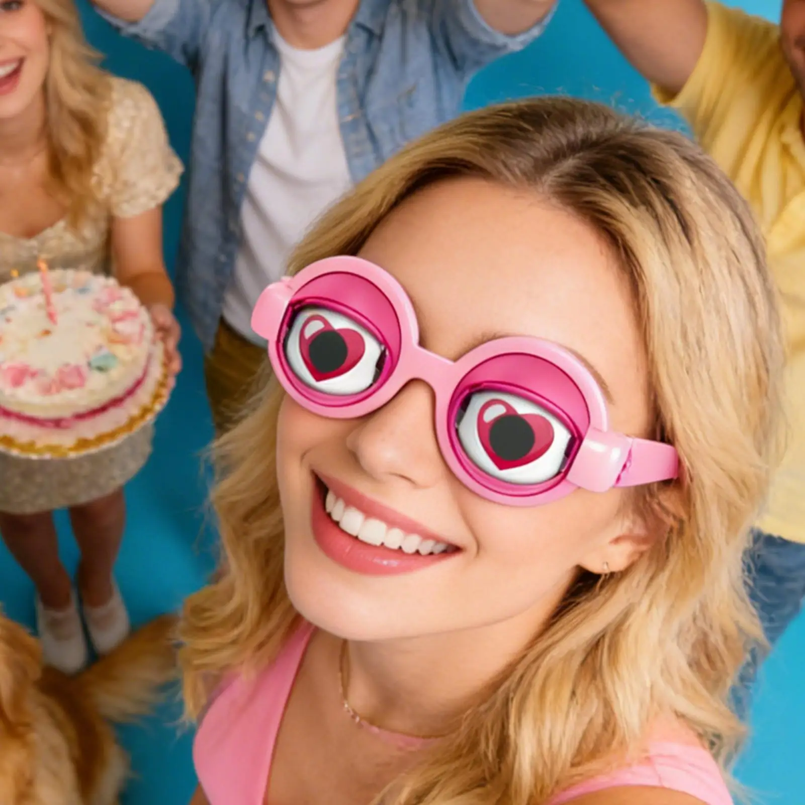 

Crazy Glasses Wink Novelty Blinking Glasses Goofy Eyes Glasses for Party Performance Kids Boys Girls Youth Teens Adults Shows