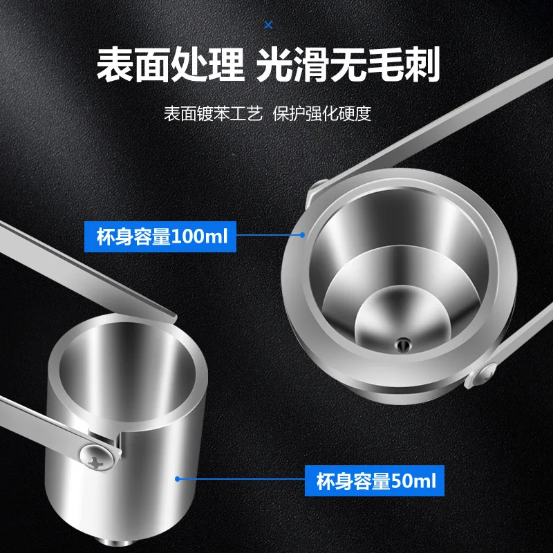 Viscosity Cup Benchtop Coating 4 Cups Paint No. 4 Fluid Viscosity Cup Measurement Liquid