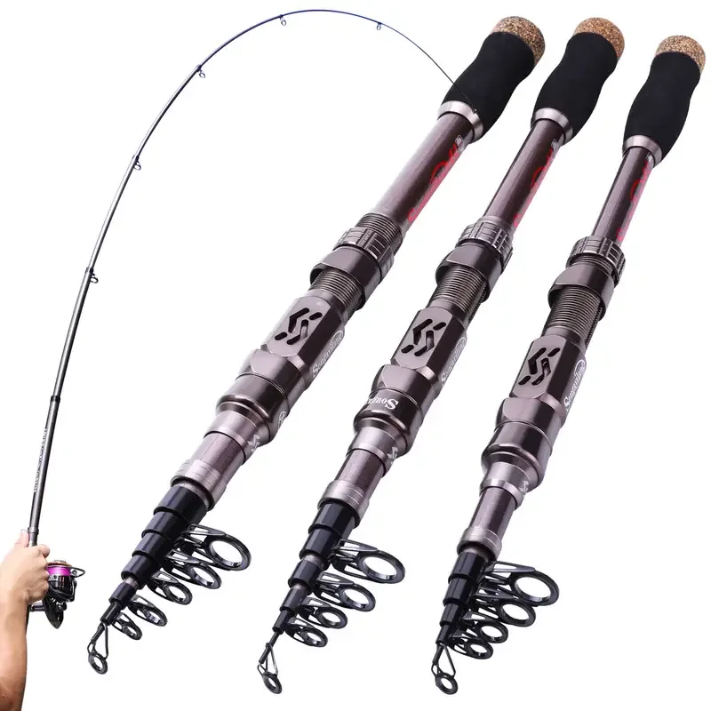 Sougayilang Fishing Rod Telescopic Fishing Rod Portable