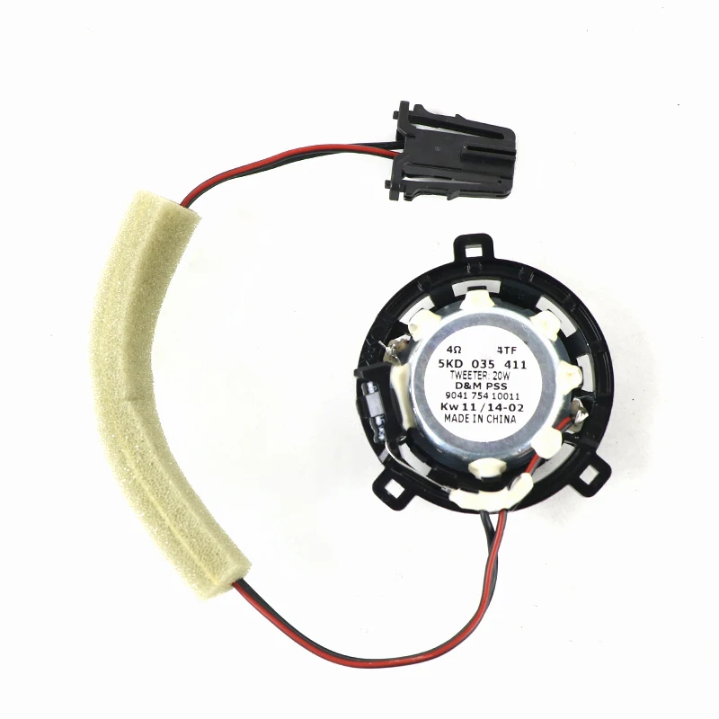 Altavoces Tweeter para Auto VW Golf 6 MK6 Jetta, Tweeter para Puerta Delantera, Tweeter para Pilar A, Conector de Agudos 5KD035411 5KD 035 411