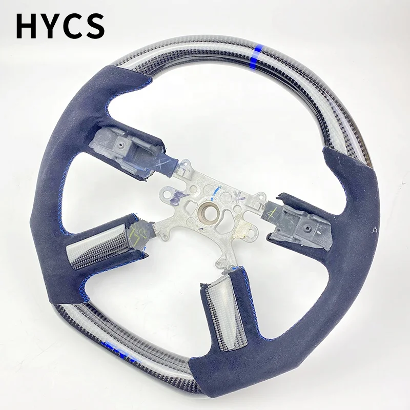 Private Custom Real Carbon Fiber Interior Steering Wheel for Chrysler 300C Without airbags
