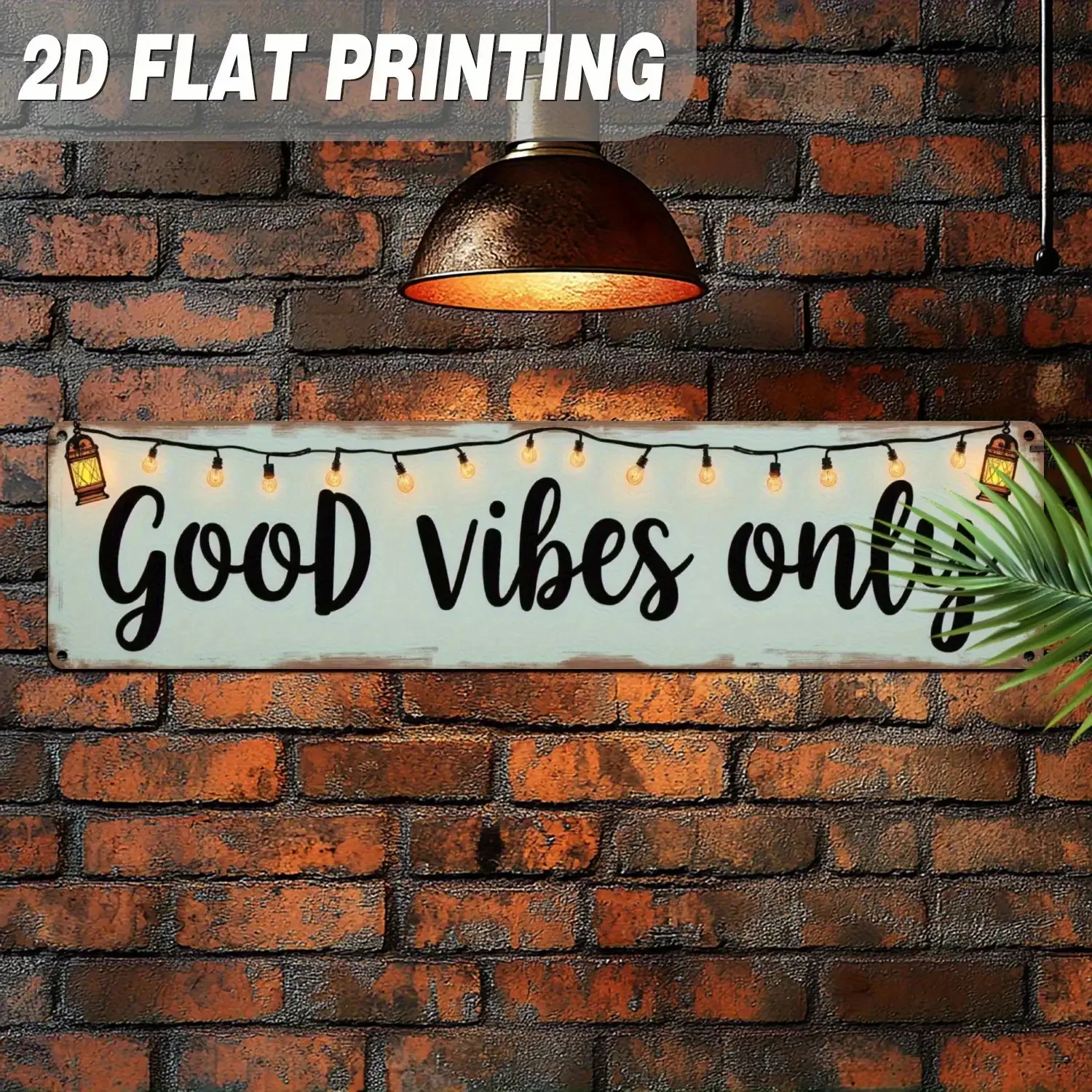 2D Flat, 1pc Vintage 