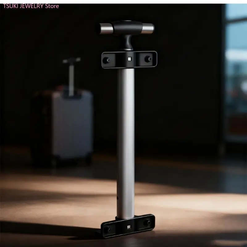 

62KE Practical Aluminum Alloy Luggage Handle Replacement Part Corrosion Resistant for Long Lasting Travel Use