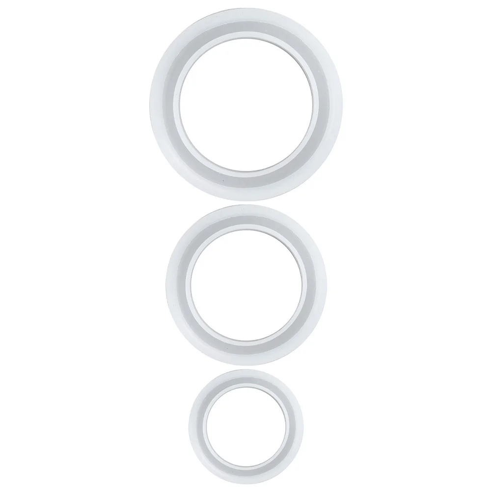 3 قطعة قالب إيبوكسي كريستال بسيط سوار ذاتي الصنع قوالب إسورة من السيليكون تضيف خرز لامع زهرة جافة للمشروعات اليدوية الممتعة #6