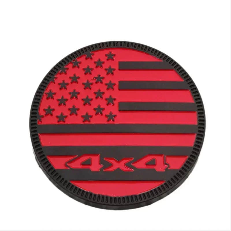 3D Metal Side Fender Rear Trunk Badge Emblem Sticker 4X4 US Flag For Jeep Wrangler Grand Cherokee Dodge Car Accessories view 4