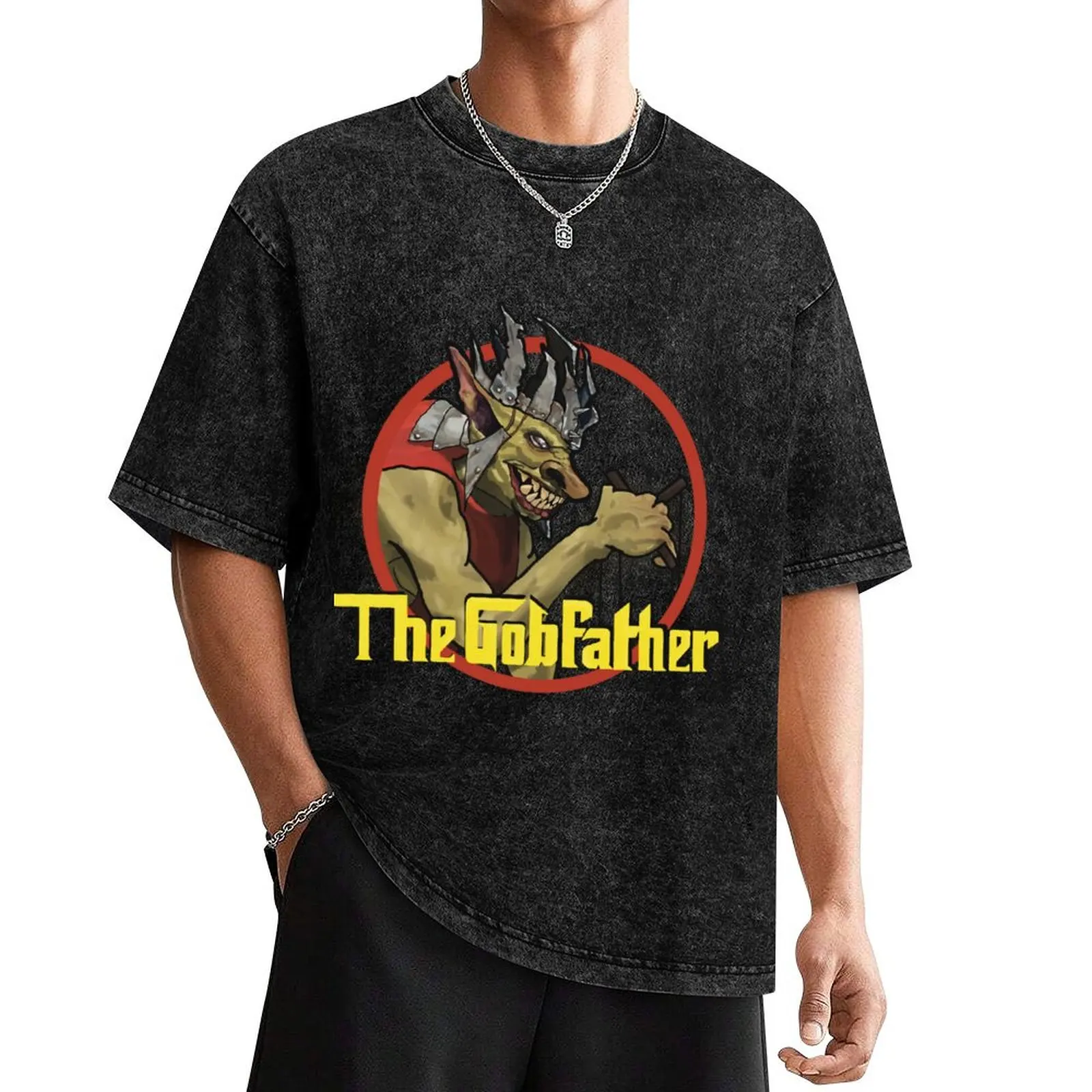 

Goblin - The Gobfather token deck sticker T-Shirt valentines boutique clothes plain t shirts for men pack