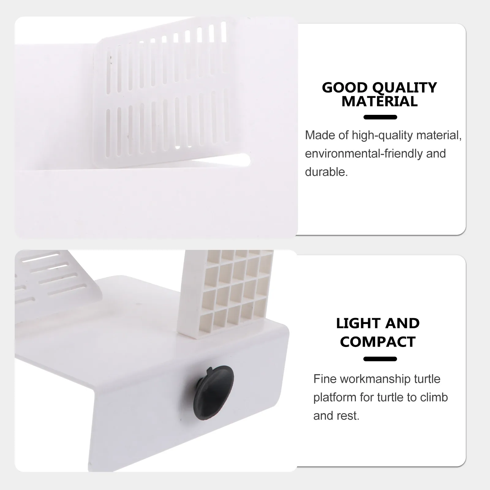 

Комплект из 2-х уровневых платформ для черепах с пандусами, плавающая терраса для отдыха водных питомцев, террариумная платформа для рептилий