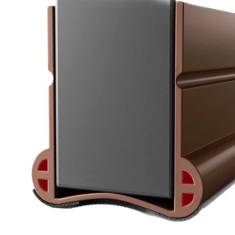 for acrylic Backing Seal PVC Door Seal Strip Draft Blocker Easy Installation Energy Efficient Home Decor Easy Install Door Seal