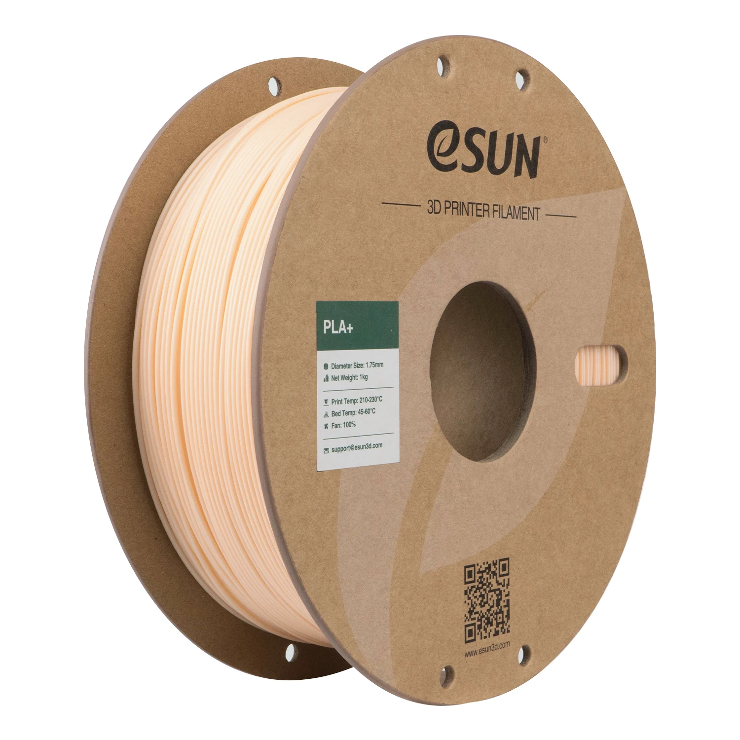 eSUN 3D-printerfilament PLA+ 1,75 mm Dimensionale nauwkeurigheid +/- 0,03 mm 1 kg (2,2 LBS) Spoel 3D-printmateriaal voor 3D-printers