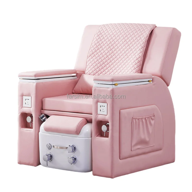 Professional Luxury Modern Beauty Nail Salon Furniture Reclining Swivel Foot Spa Massage Pedicure Chair