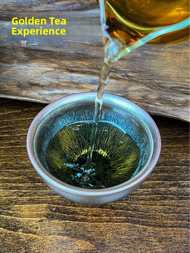 Handmade Jingdezhen Black Bottom Silver Fur Original Mine Iron Bowl Tea Cup Ceramic Crafts for Home Use Gongfu Tea Ceremony